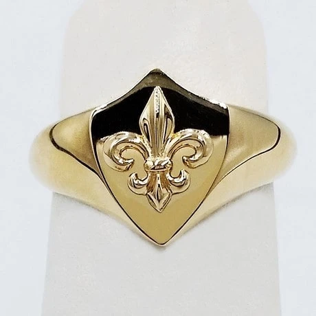 Chevalière Fleur De Lys 14 Chevalière Fleur De Lys – Image 12