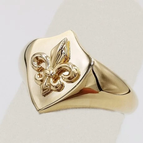 Chevalière Fleur De Lys 4 Chevalière Fleur De Lys – Image 2