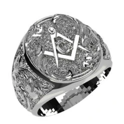 Chevalière Franc-maçon -Vivalatina Boutiqe chevaliere franc macon or 18k 1