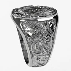 Chevalière Franc-maçon -Vivalatina Boutiqe chevaliere franc macon or 18k 8