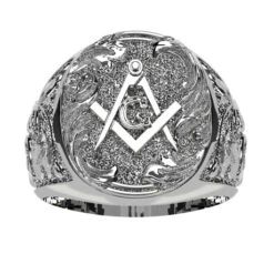 Chevalière Franc-maçon -Vivalatina Boutiqe chevaliere franc macon or 18k 9