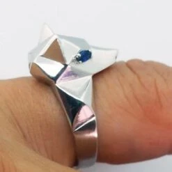 Chevalière Tête De Loup -Vivalatina Boutiqe chevaliere loup or blanc 4 Copy Copy