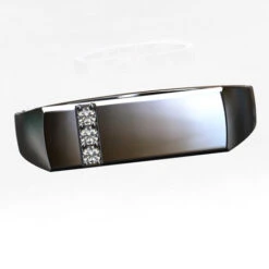 Chevalière Or Noir Rectangulaire Pour Homme 16 Chevalière Or Noir Rectangulaire Pour Homme -Vivalatina Boutiqe chevaliere or noir 5