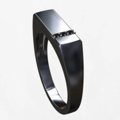 Chevalière Or Noir Rectangulaire Pour Homme 19 Chevalière Or Noir Rectangulaire Pour Homme -Vivalatina Boutiqe chevaliere or noir 8