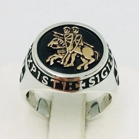 Chevalière Templier En Or 22 Chevalière Templier En Or – Image 20