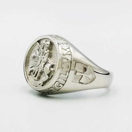 Chevalière Templier En Or 11 Chevalière Templier En Or – Image 9