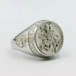 Chevalière Templier En Or 31 Chevalière Templier En Or -Vivalatina Boutiqe chevaliere templier or blanc 3