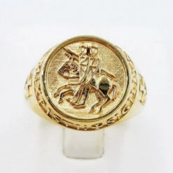 Chevalière Templier En Or 33 Chevalière Templier En Or -Vivalatina Boutiqe chevaliere templier or jaune 1