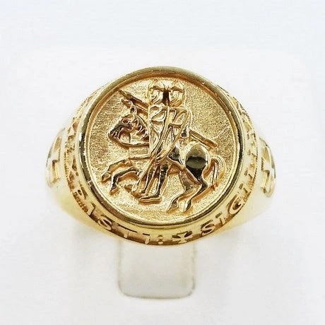 Chevalière Templier En Or 14 Chevalière Templier En Or – Image 12