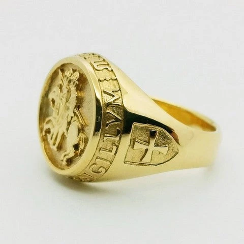 Chevalière Templier En Or 9 Chevalière Templier En Or – Image 7