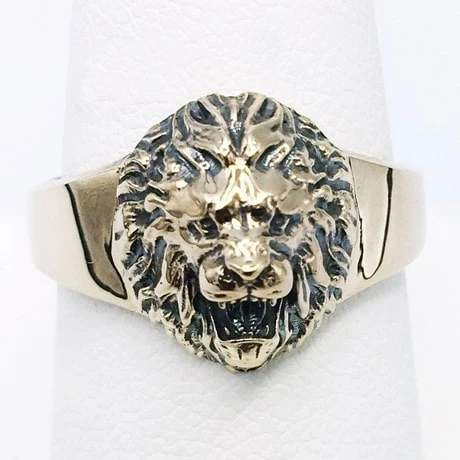 Chevalière Tête De Lion En Or 8 Chevalière Tête De Lion En Or – Image 6