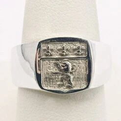 Chevalière Tonneau -Vivalatina Boutiqe chevaliere tonneau lyon argent 9