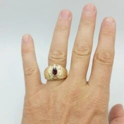 Chevalière Universitaire Sur-Mesure -Vivalatina Boutiqe chevaliere universitaire en or 5