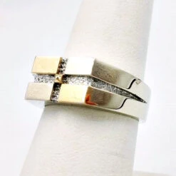 Bague Rectangulaire Pour Homme -Vivalatina Boutiqe chevalieredeuxorsorblanc18carats 8 02ba1850 15ec 49ce 86db 0ef30a41b303