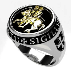 Bague Des Templiers 24 Bague Des Templiers -Vivalatina Boutiqe chevalieretemplieroretargent 3