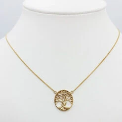 Collier Arbre De Vie En Or 18 Carats