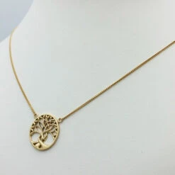 Collier Arbre De Vie En Or 18 Carats -Vivalatina Boutiqe collier arbre de vie en or 4 Copy