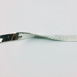 Collier à Maille Plate En Argent 13 Collier à Maille Plate En Argent -Vivalatina Boutiqe collier argent maille plate 5 Copy