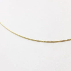 Collier Câble Or 9 Collier Câble Or -Vivalatina Boutiqe collier cable or 1mm 1