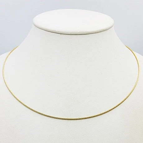 Collier Câble Or 3 Collier Câble Or