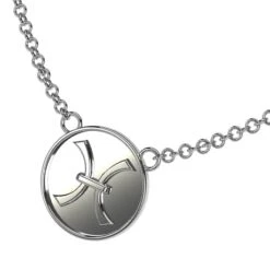 Collier Signe Astrologique En Or -Vivalatina Boutiqe collier signe astrologique poisson or 1