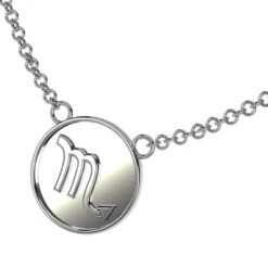 Collier Signe Astrologique En Or -Vivalatina Boutiqe collier signe astrologique scorpion or 1