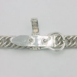 Collier Maille Anglaise En Argent Massif Avec Fermoir Ceinture -Vivalatina Boutiqe colliermailleanglaisefermoirceinturetypesellier 24 Copy Copy
