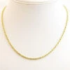 Chaîne Maille Corde En Or 18 Carats 2 Chaîne Maille Corde En Or 18 Carats -Vivalatina Boutiqe colliermaillecordeorjaune18carats 2