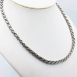 Collier Maille Palmier 11 Collier Maille Palmier -Vivalatina Boutiqe colliermaillepalmierargent 3