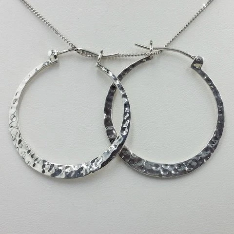 Créoles 30 Mm Or Martelé 3 Créoles 30 Mm Or Martelé