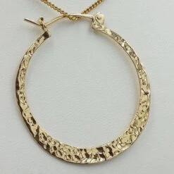 Créoles 30 Mm Or Martelé 12 Créoles 30 Mm Or Martelé -Vivalatina Boutiqe creoles 30 mm or jaune 18k martele 1