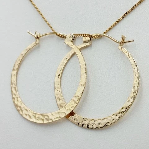 Créoles 30 Mm Or Martelé 8 Créoles 30 Mm Or Martelé – Image 6