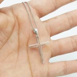 Croix De Baptême En Or -Vivalatina Boutiqe croix bapteme or blanc 4