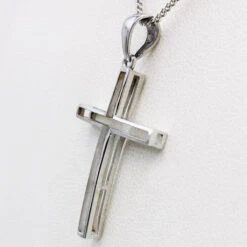 Croix De Baptême En Or -Vivalatina Boutiqe croix bapteme or blanc 7