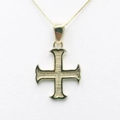 Croix Cathare 23 Croix Cathare -Vivalatina Boutiqe croix cathare or jaune 1