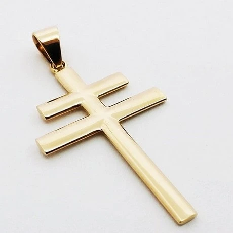 Pendentif Croix De Lorraine En Or 16 Pendentif Croix De Lorraine En Or – Image 14