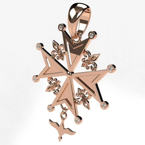 Croix Huguenote En Or 9 Croix Huguenote En Or – Image 7