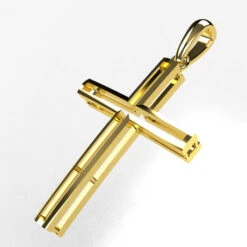 Croix De Baptême En Or -Vivalatina Boutiqe croixdebaptemeorjaune18carats 3