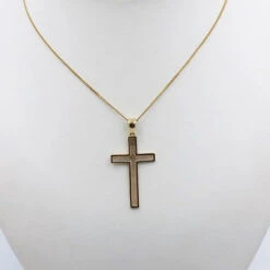Croix En Or 18 Carats Pour Homme 19 Croix En Or 18 Carats Pour Homme -Vivalatina Boutiqe croixhommeorjaune18carats 1