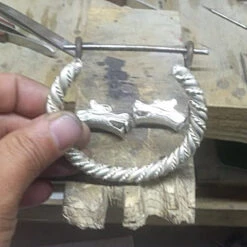 Bracelet Viking Argent -Vivalatina Boutiqe fabrication bracelet viking argent pour homme 4