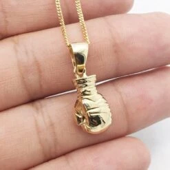 Pendentif Gant De Boxe En Or -Vivalatina Boutiqe gant de boxe or jaune 8