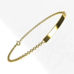 Gourmette Pour Femme Avec Diamant -Vivalatina Boutiqe gourmettediamantorjaune18carats 4