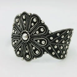 Bracelet Mexicain Manchette Fleur 9 Bracelet Mexicain Manchette Fleur -Vivalatina Boutiqe gros bracelet manchette fleur 2