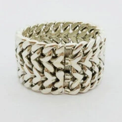 Gros Bracelet Argent Pour Femme -Vivalatina Boutiqe grosbraceletargent 4 Copy