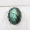 Bague Labradorite Pour Homme En Argent -Vivalatina Boutiqe grosse bague labradorite veritable argent pour homme 1