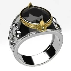 Grosse Chevalière Pour Homme Or & Diamants -Vivalatina Boutiqe grosse chevaliere homme 4