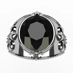 Grosse Chevalière Pour Homme Or & Diamants -Vivalatina Boutiqe grosse chevaliere onyx or homme 6