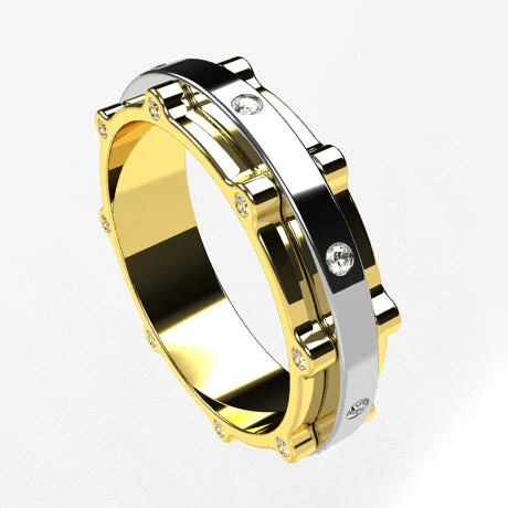 Grosse Alliance En Or Pour Homme 5 Grosse Alliance En Or Pour Homme – Image 3