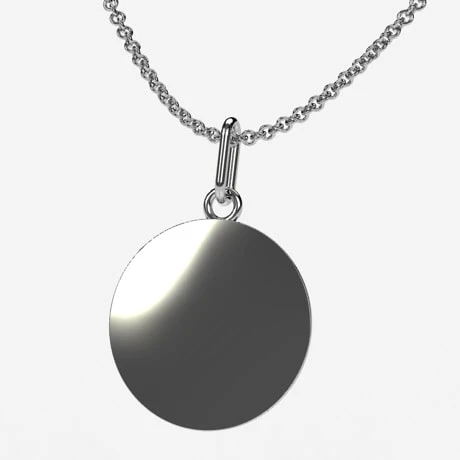 Médaille En Or 18 Carats à Graver 5 Médaille En Or 18 Carats à Graver – Image 3