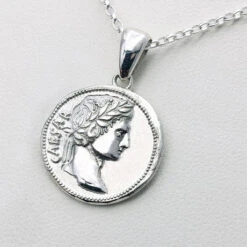 Médaille Romaine Antique -Vivalatina Boutiqe medailleromaineorblanc18carats22
